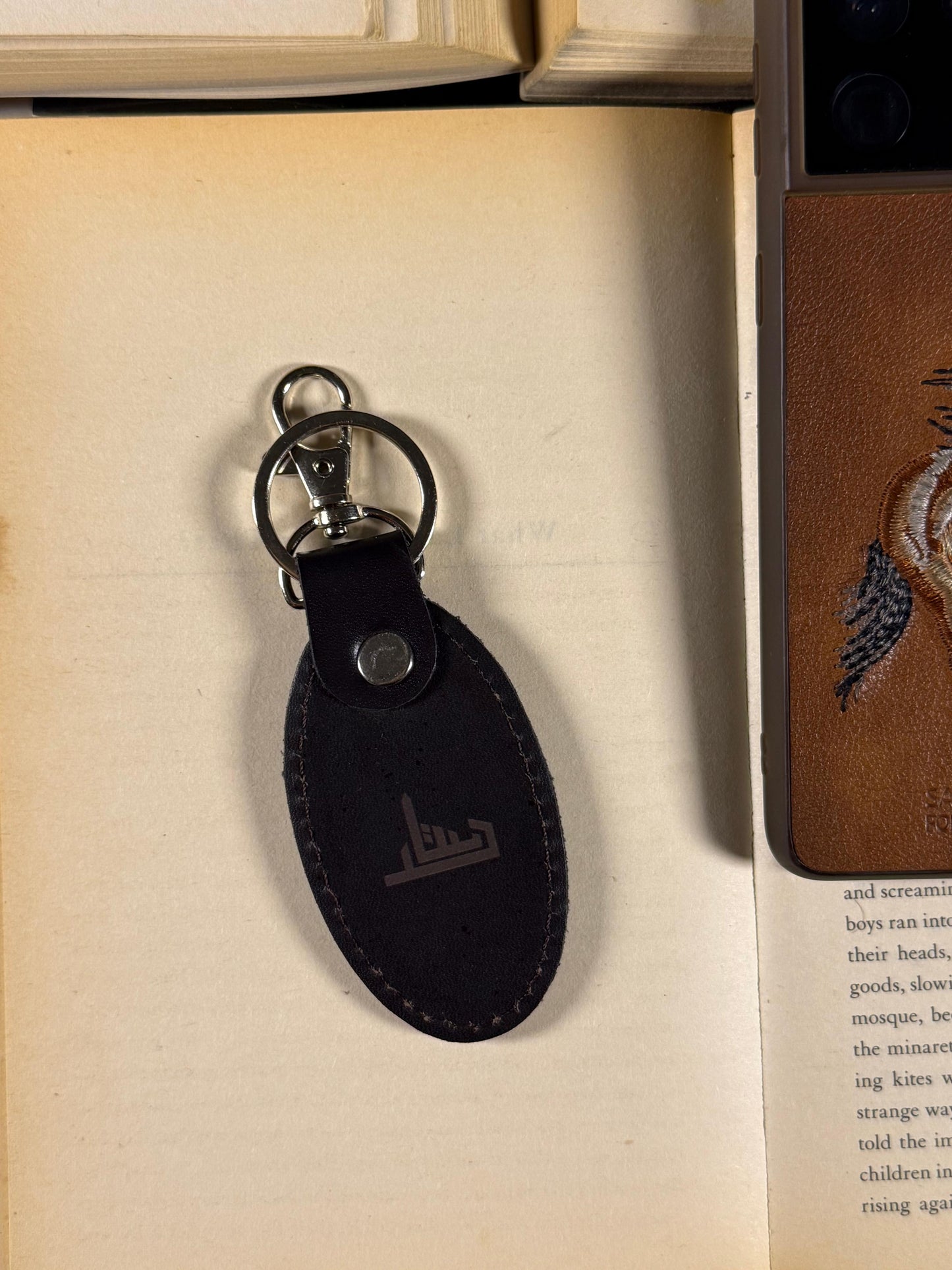 The Odyssey Leather Keychain